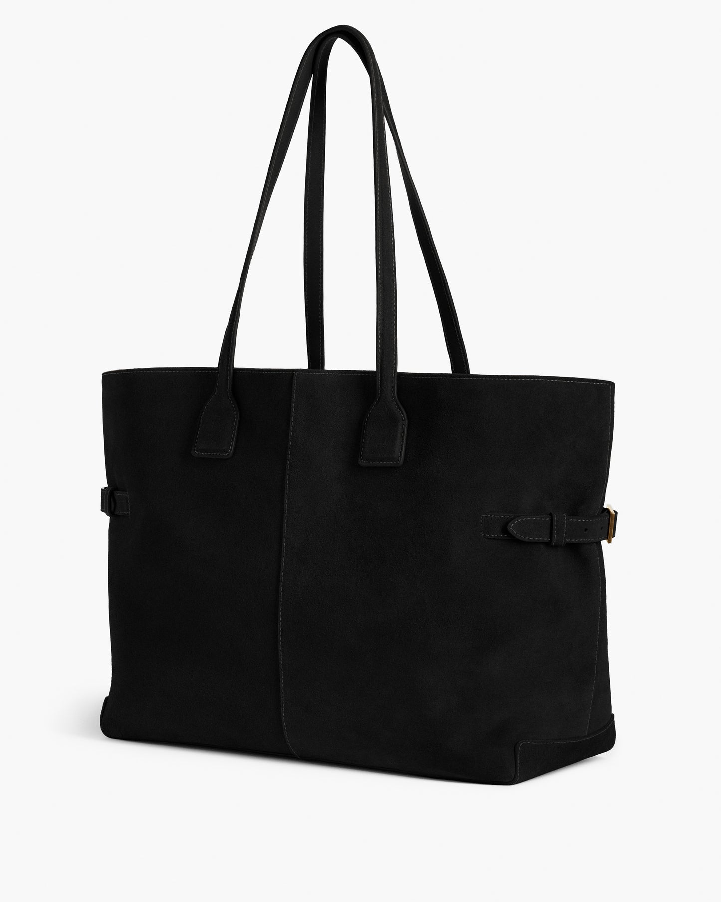 Lesley Tote Bag Suede Black