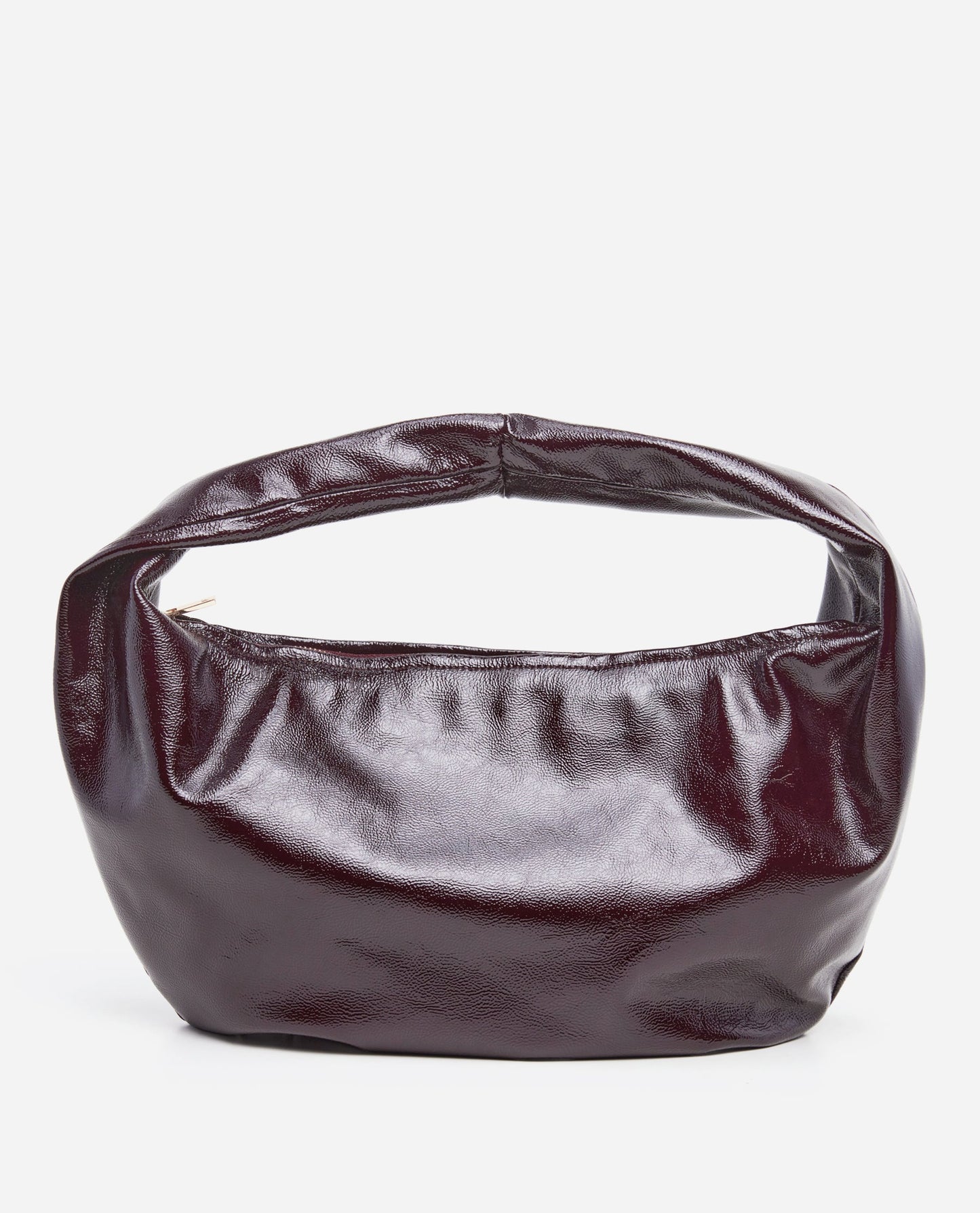 Alva Shoulder Bag Leather Patent Burgundy