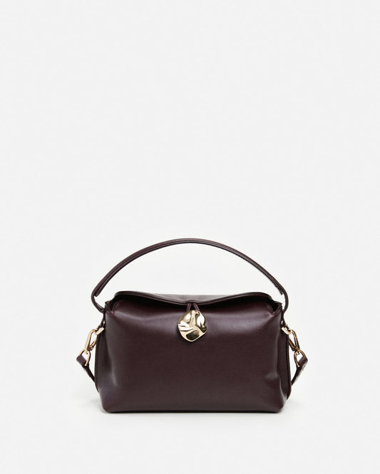 Hanna Mini Bag Leather Burgundy