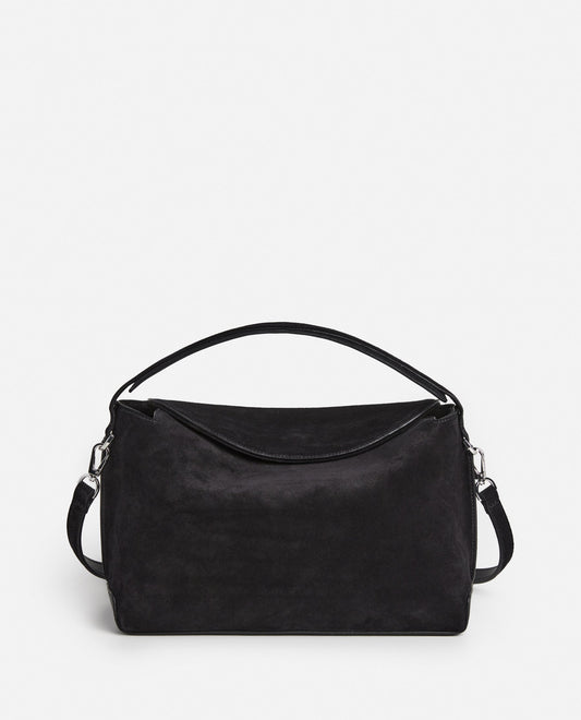 Helia Handbag Suede Black