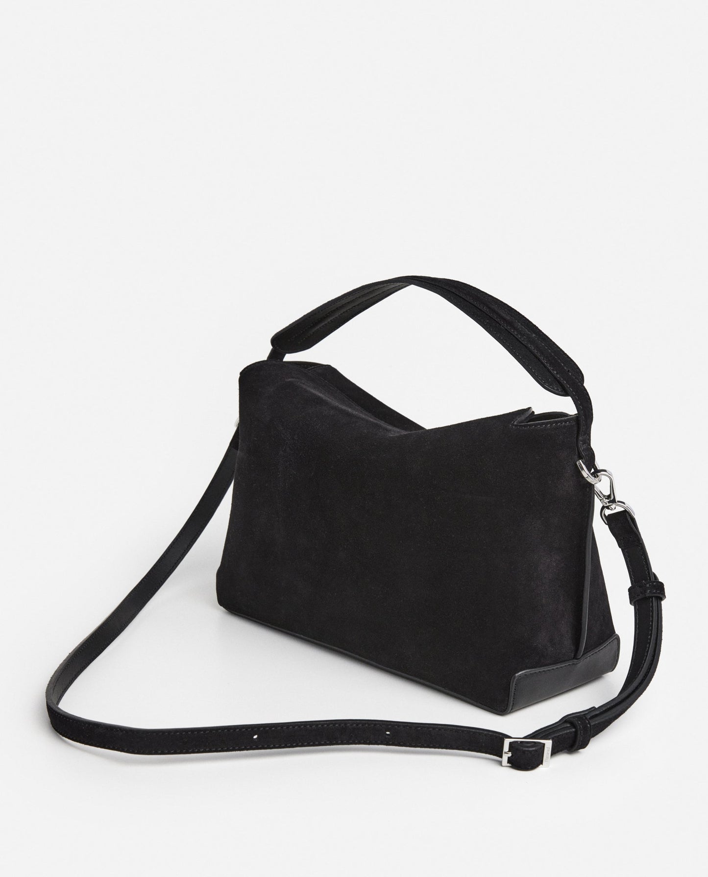 Helia Handbag Suede Black