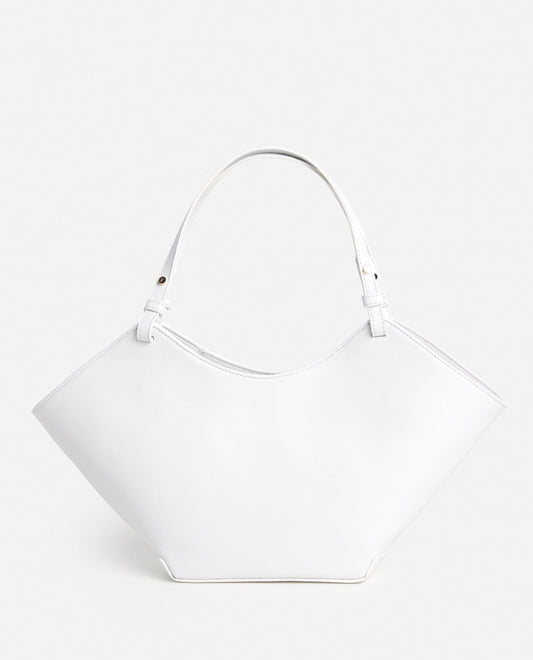 Dilba Mini Tote Bag Leather White