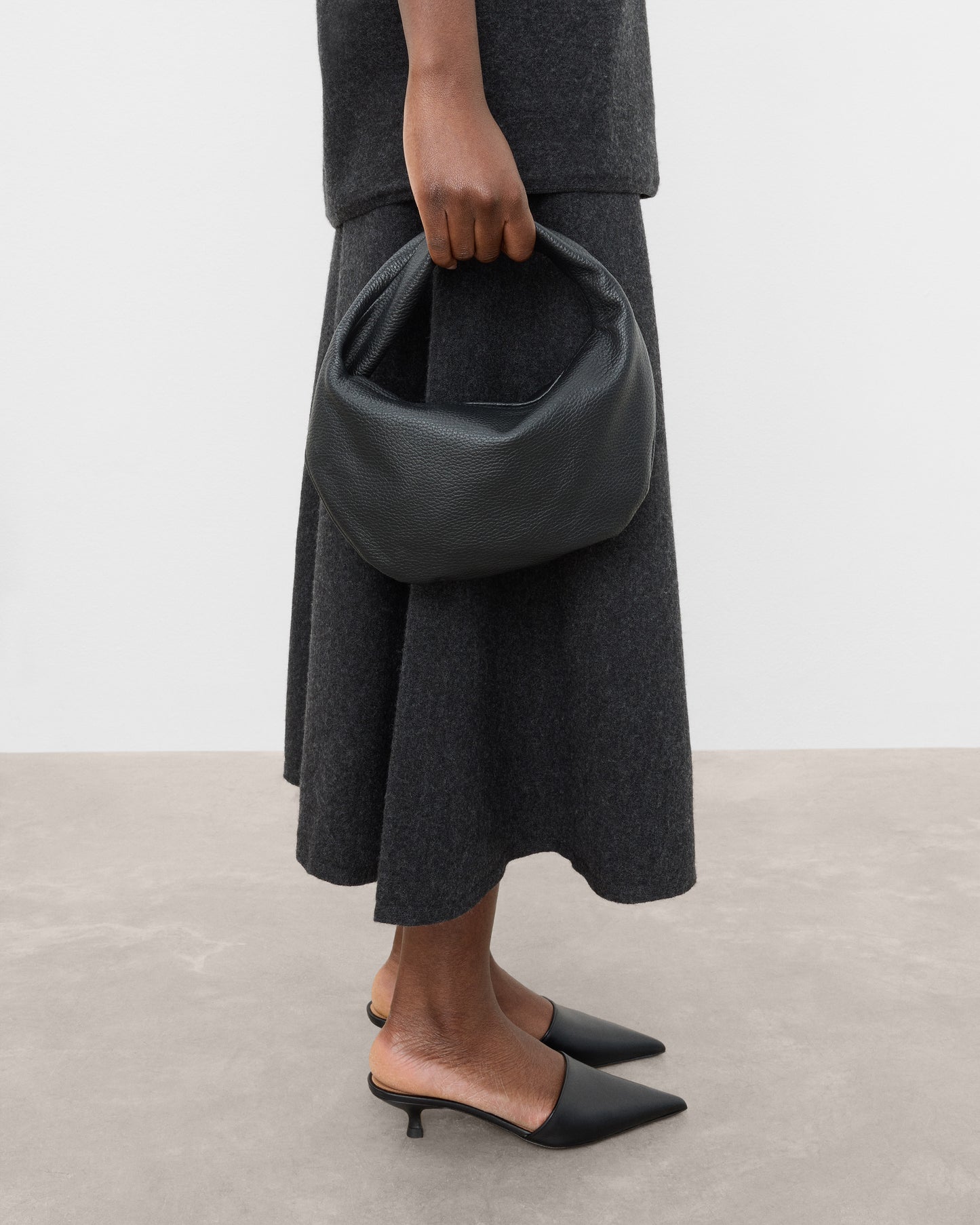 Alva Mini Handbag Leather Black
