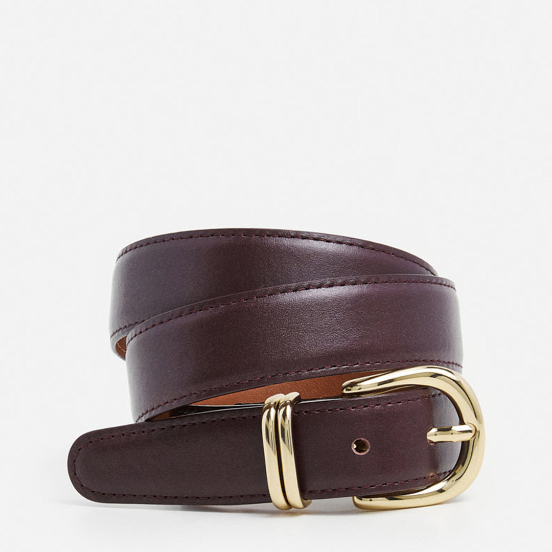 Beatrice Belt Leather Burgundy