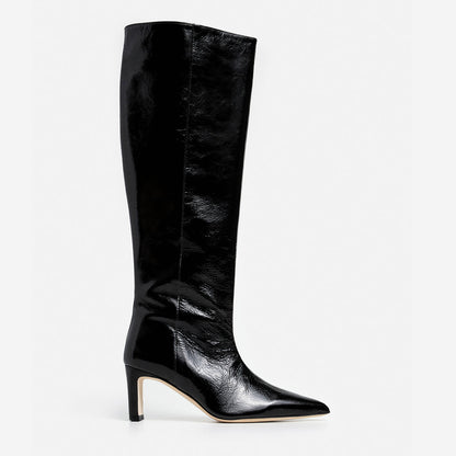 Carmen Leather Patent Black