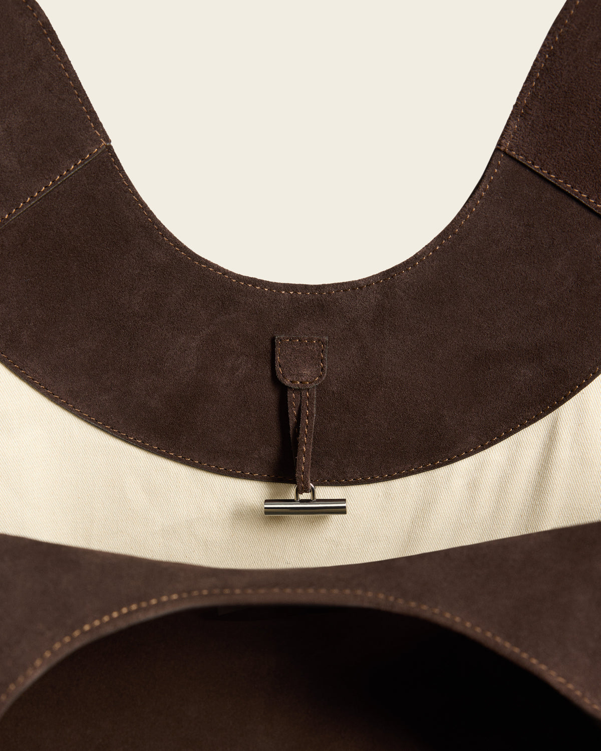 Dahlia Tote Bag Suede Chocolate