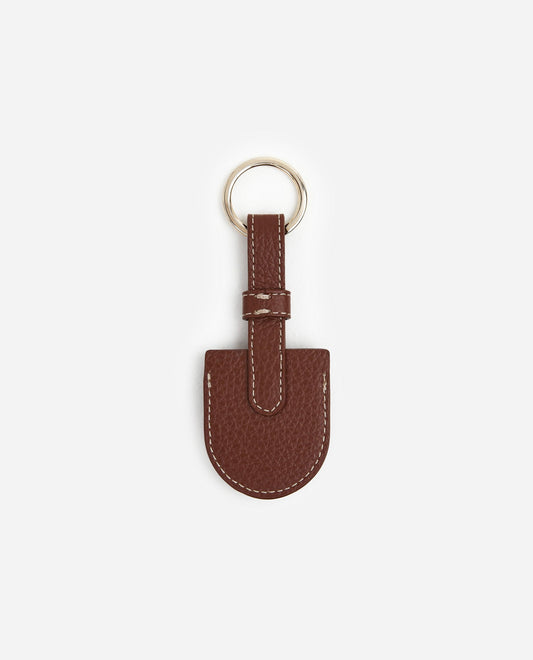 Airy Keyring Leather Cognac