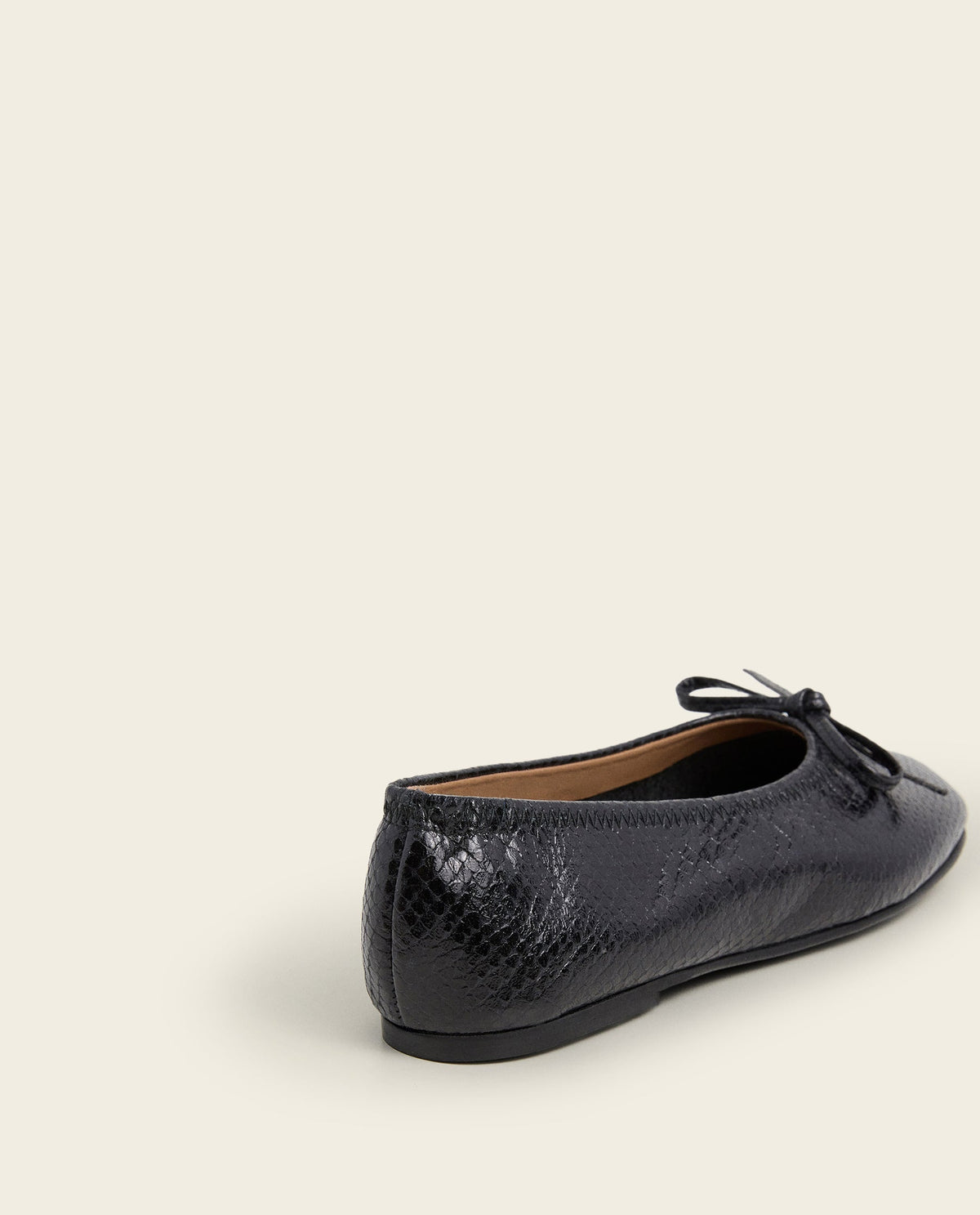 Blaise Snake Leather Black