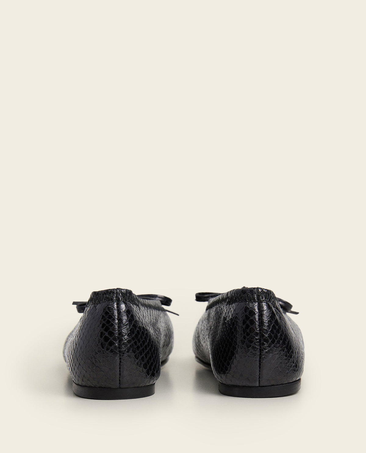 Blaise Snake Leather Black