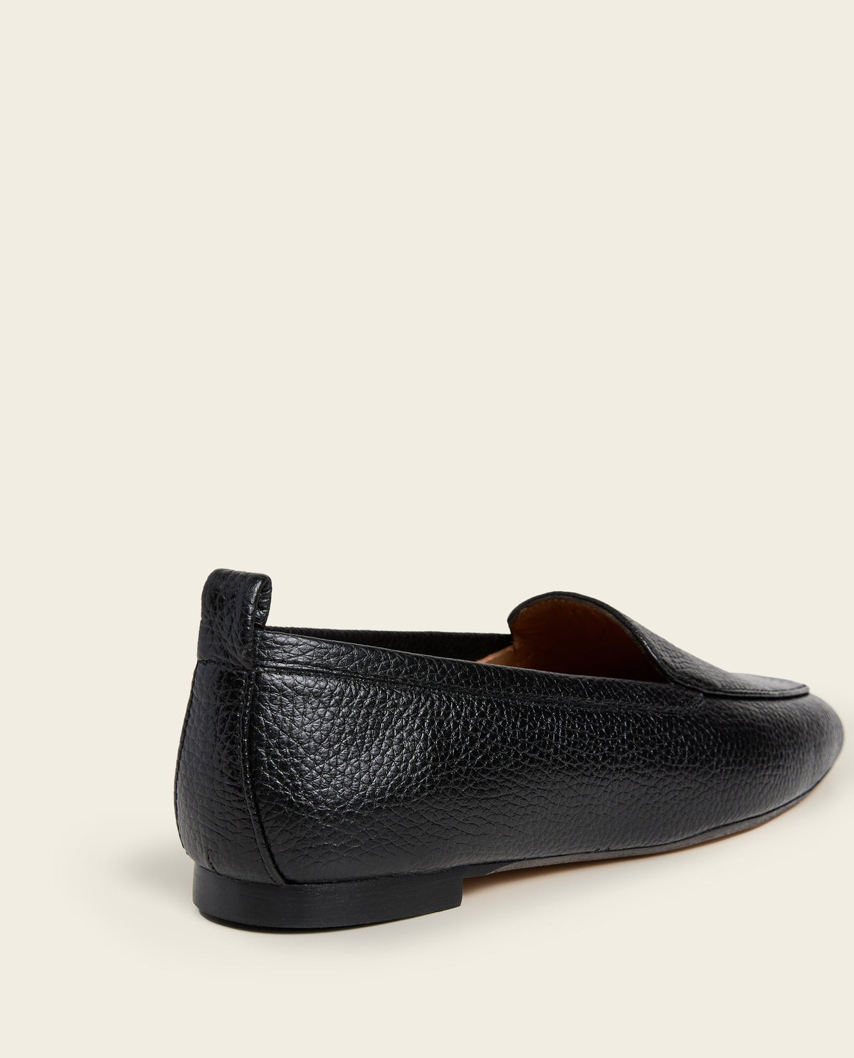 Cajsa Grained Leather Black