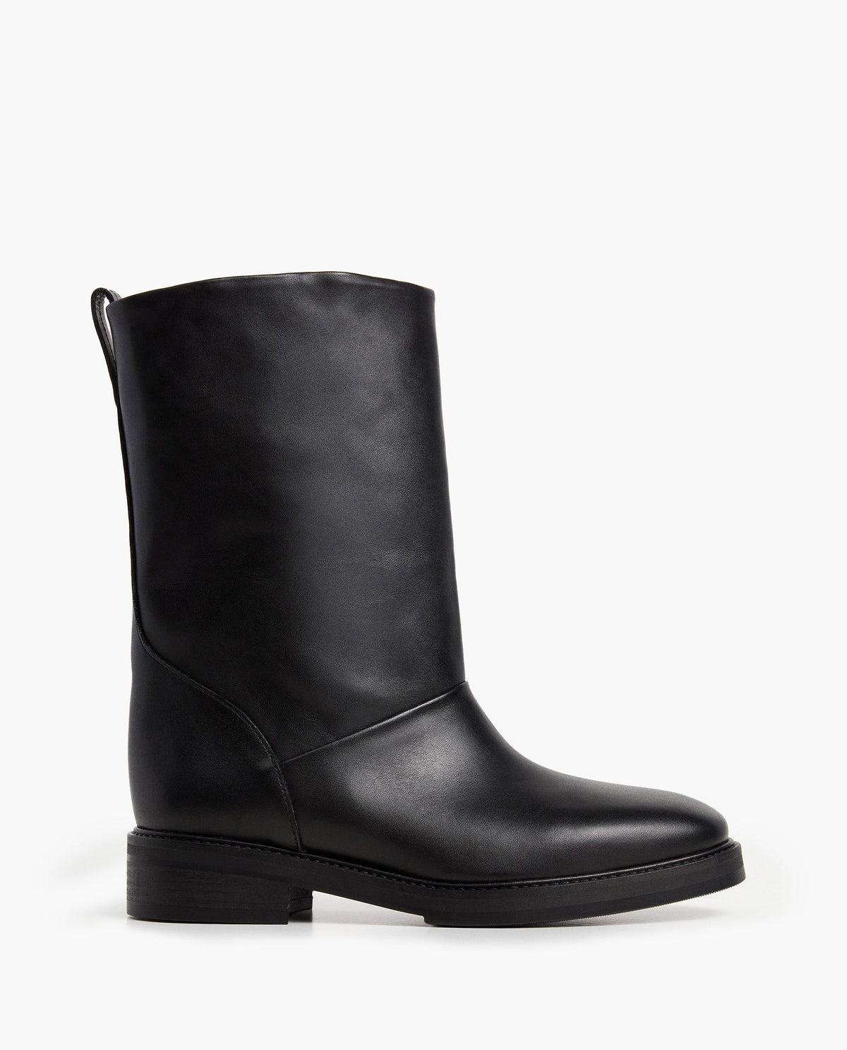 Flora Leather Black