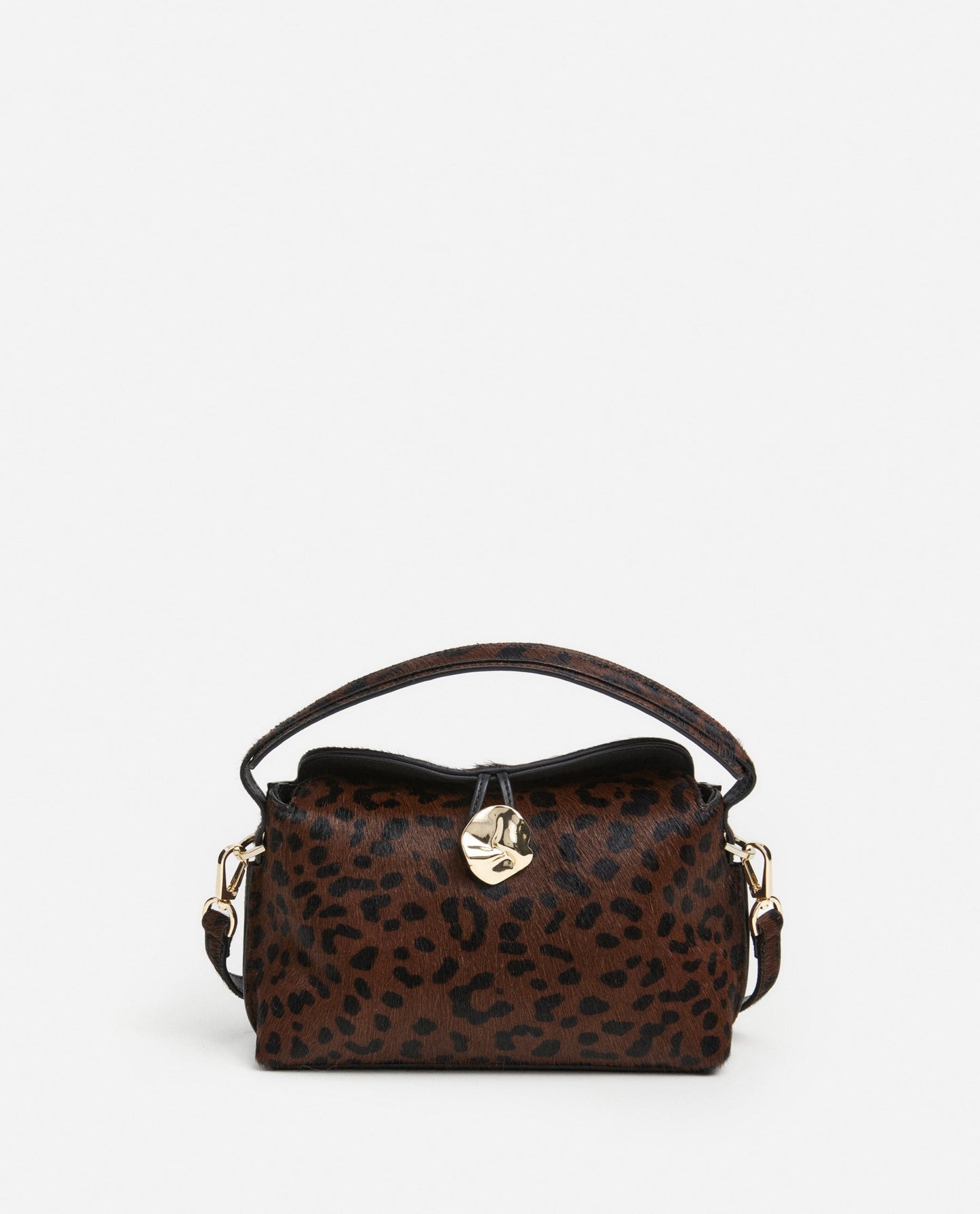 Hanna Mini Bag Leather Pile (hair) Leo