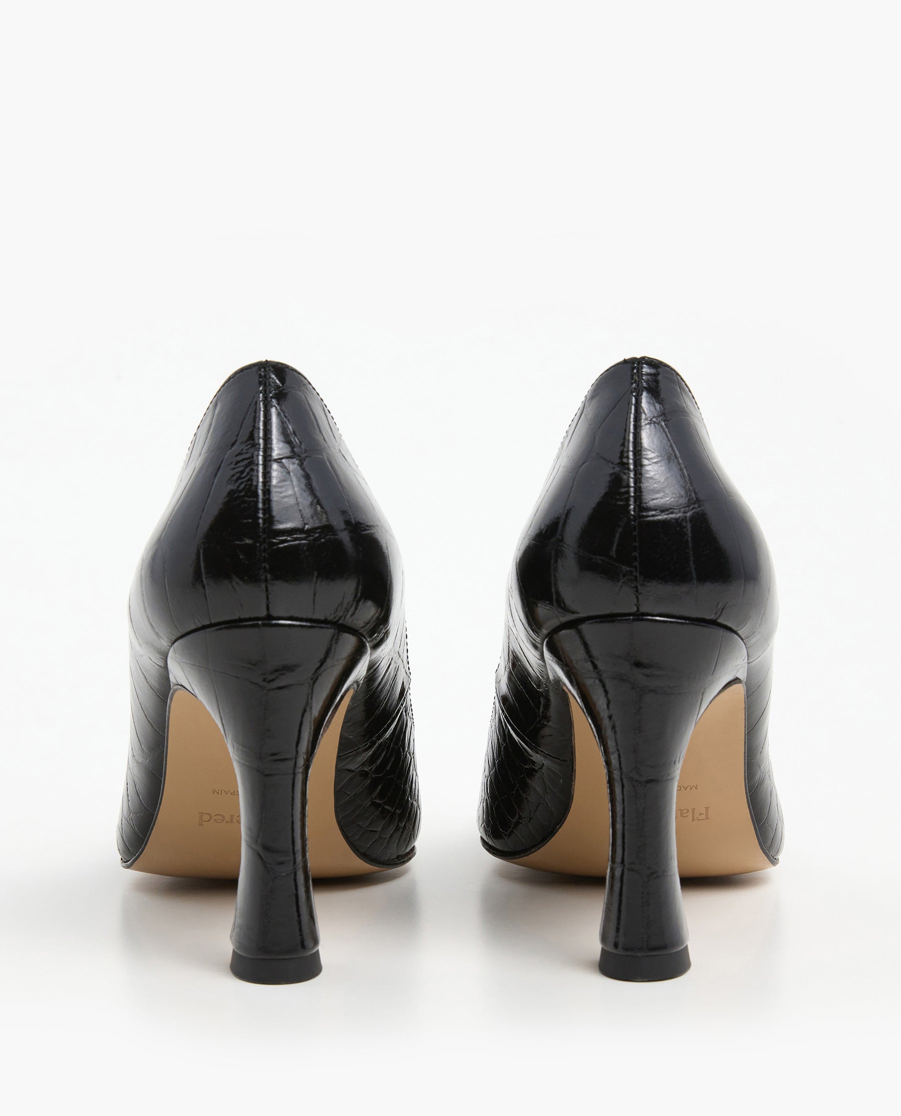 Leonie Leather Black Croco