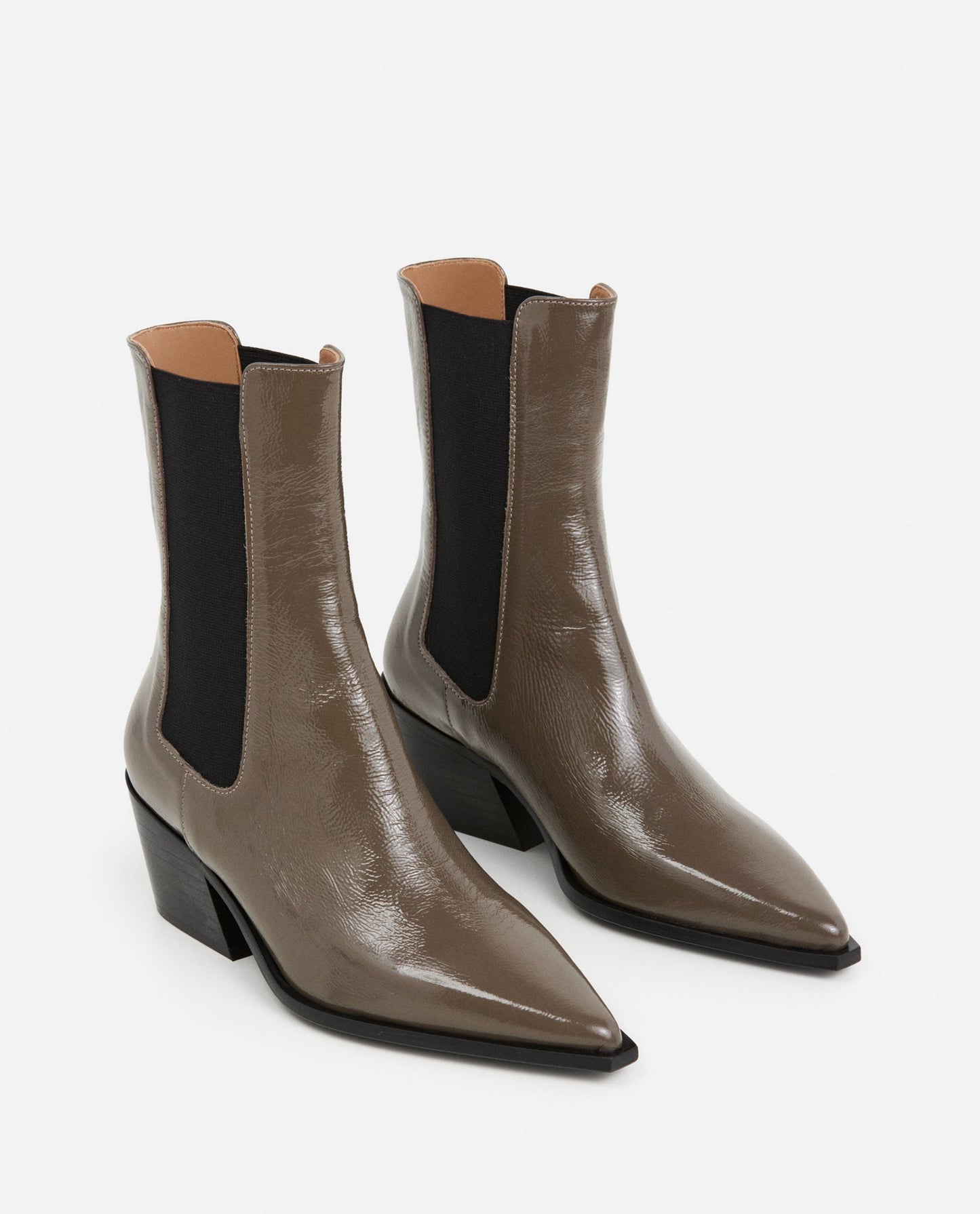 Sandra Leather Khaki