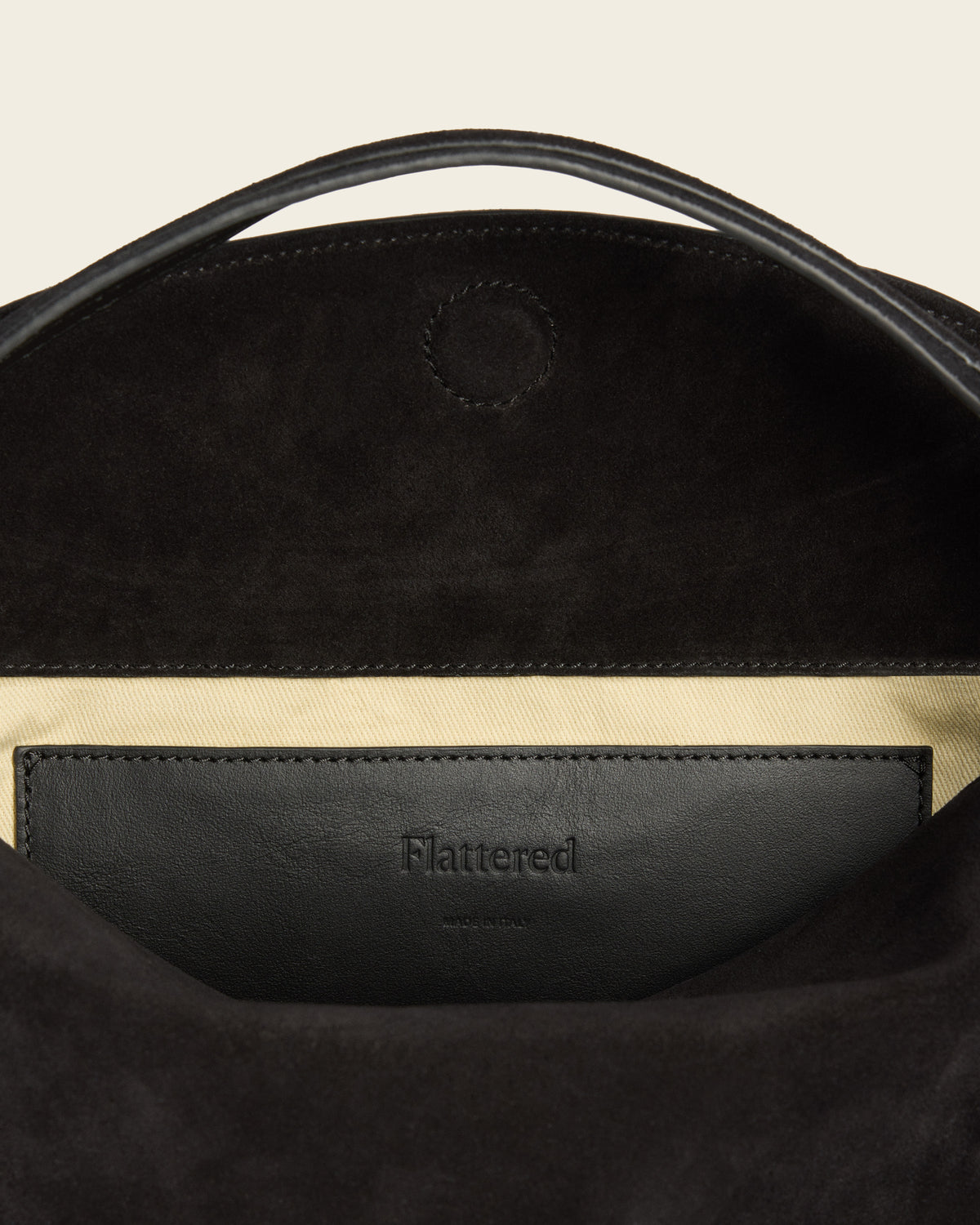 Helia Handbag Suede Black