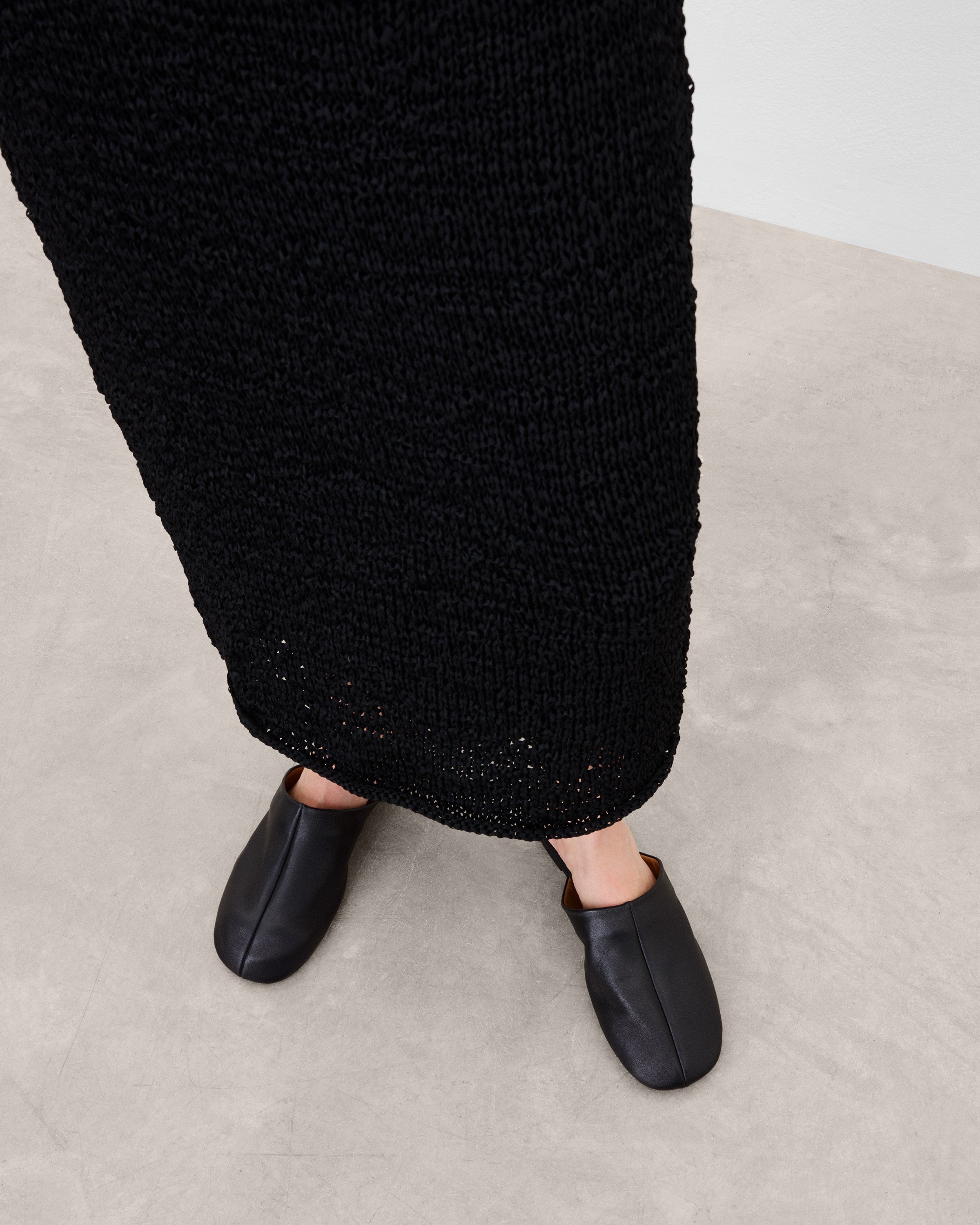 Maurine Leather Black