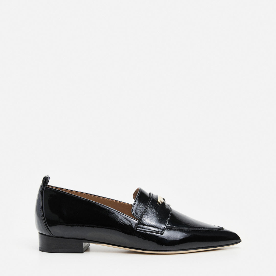 Penelope Leather Patent Black