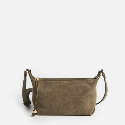 Ru Crossbody Bag Suede Olive