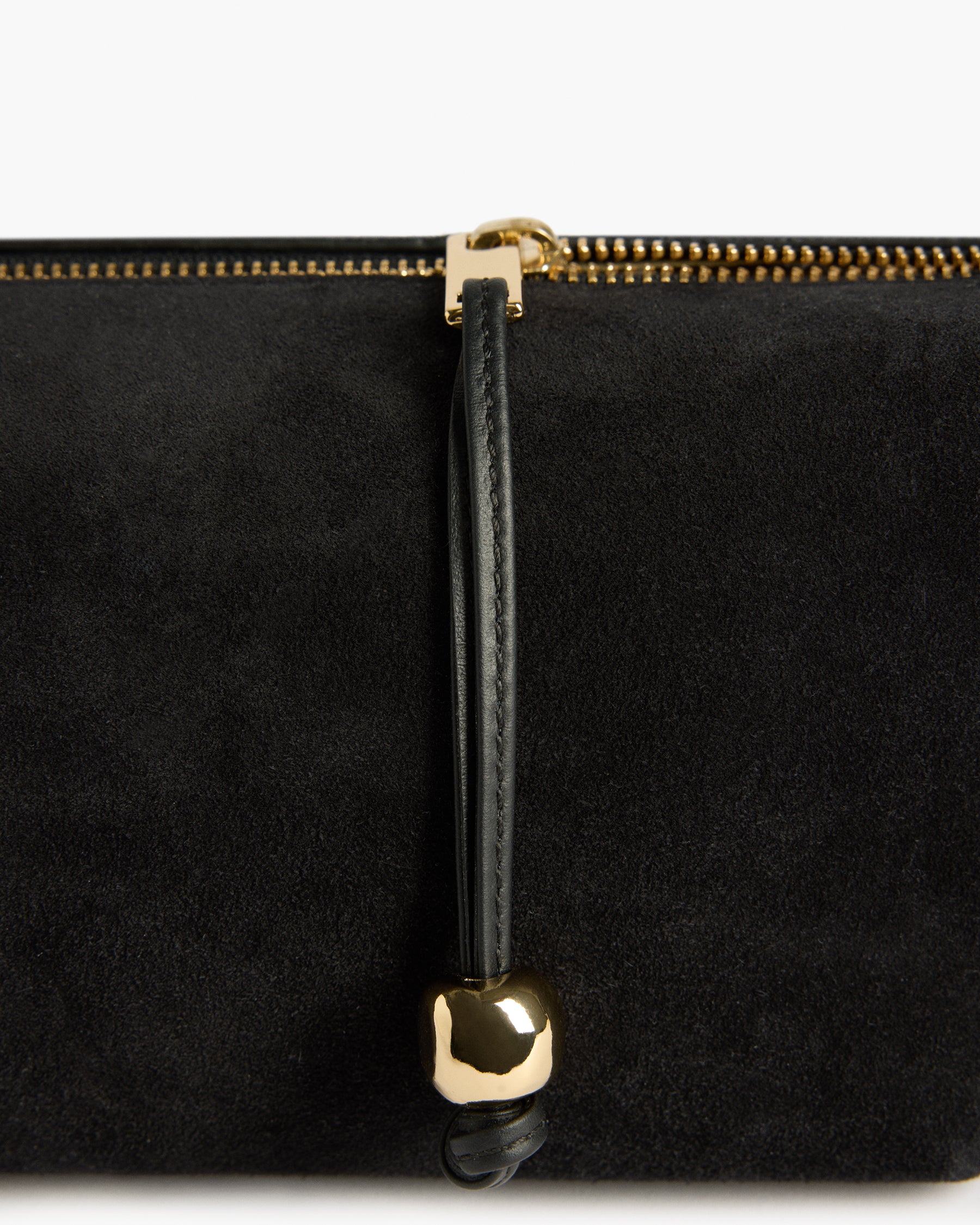 Ru Crossbody Bag Suede Black