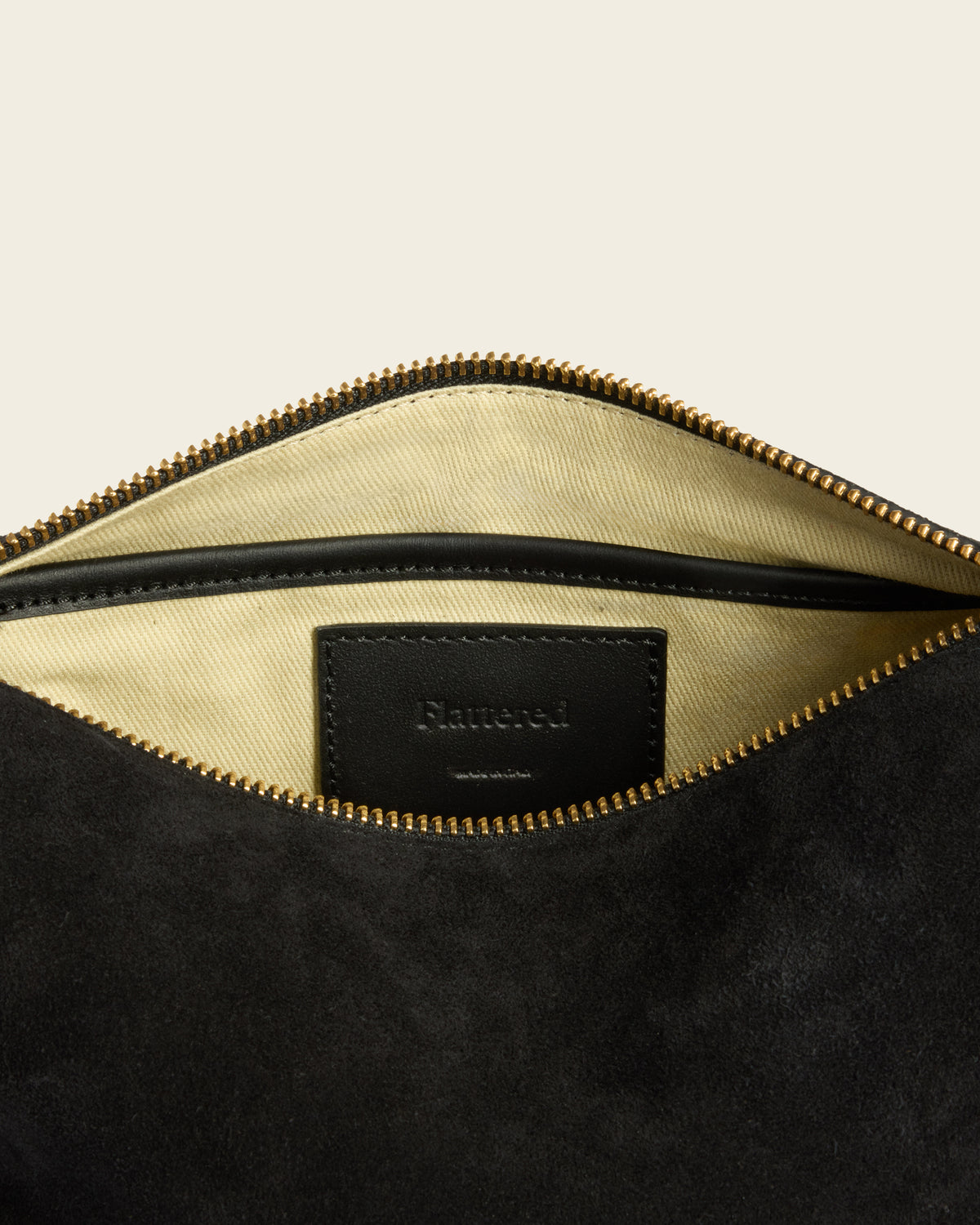 Ru Crossbody Bag Suede Black