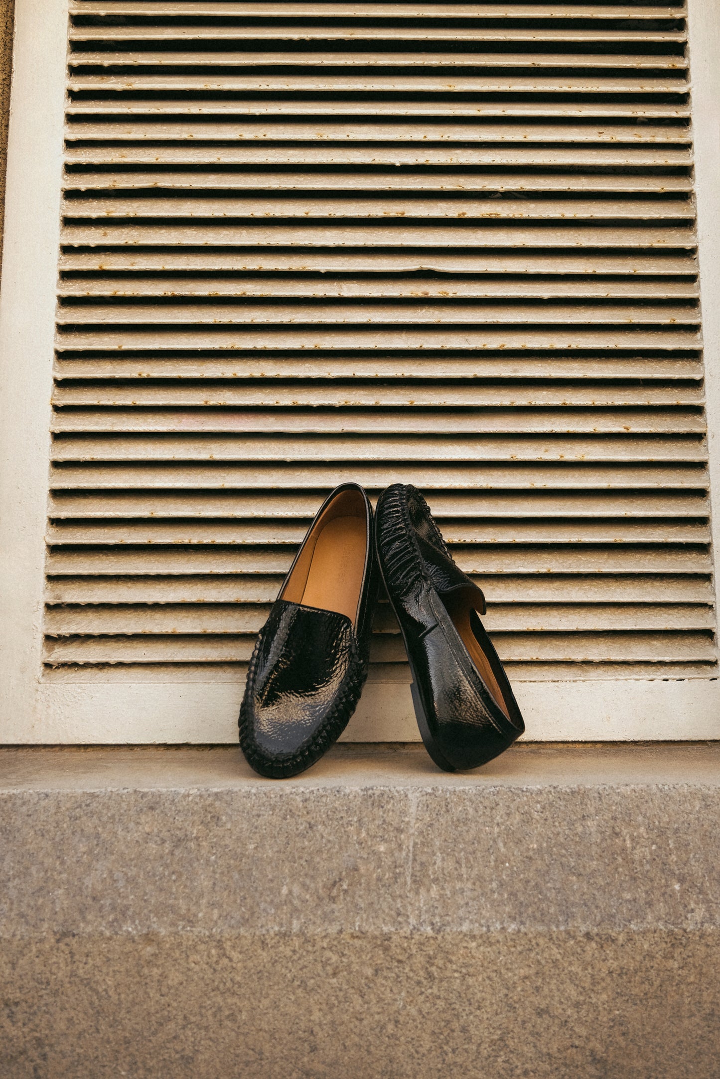 Bess Leather Patent Black